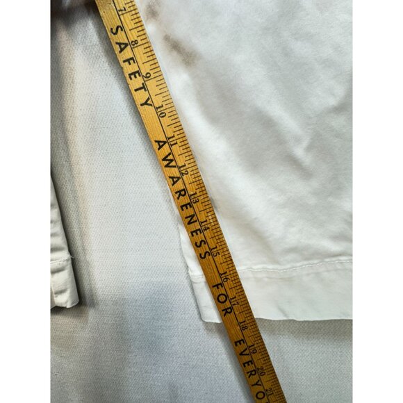 J. Crew Womens Chino Capri Pants Size 8 White Favorite Fit Stretch Casual Pocket - Picture 9 of 13